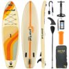 PORTAL SUP Inflatable Paddle Board for Adults 10'6'' Stand Up Paddleboard,Non-Slip Deck Blow up Paddle Boards