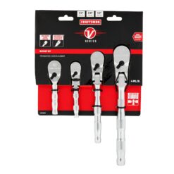 CRAFTSMAN V-SERIES Ratchet Set, Flexible Head, 4 Piece (CMMT86507V)