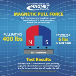 Master Magnetics Heavy Duty Magnetic Sweeper - Heavy Duty Push-Type with Release, 24