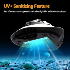 RAYCOP LITE UV Sanitizing HEPA Allergen Vacuum Effectively Removes Dust Mite Matters, Bacteria, Viruses and Pollen