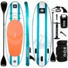 Roc Inflatable Stand Up Paddle Boards with Premium SUP Paddle Board Accessories, Wide Stable Design & Adults