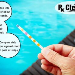 Rx Clear Super Shock for Swimming Pools | Chlorinator and Algaecide | 68% Calcium Hypochlorite Shock | 48 Pack