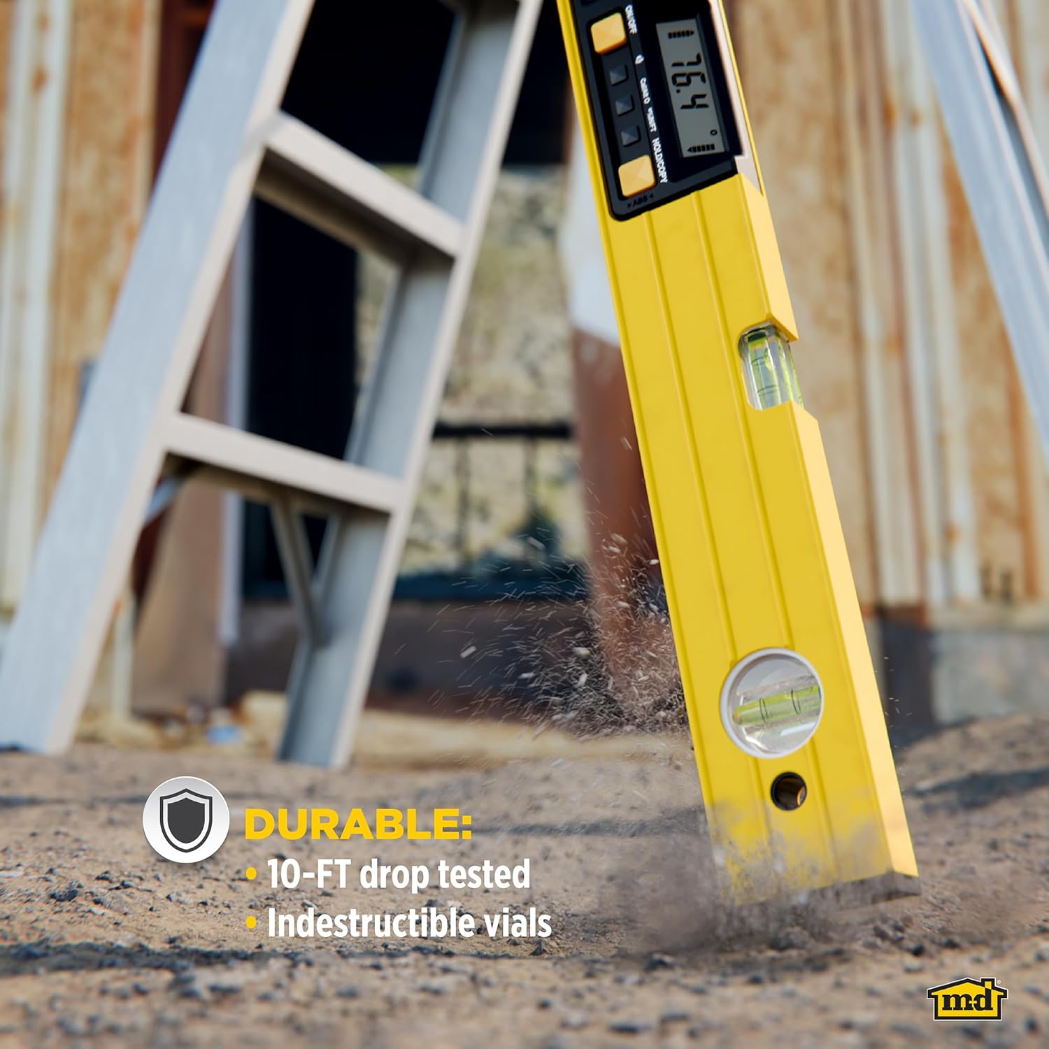 M-D 92288 Digital Level, 24 in L, Aluminum