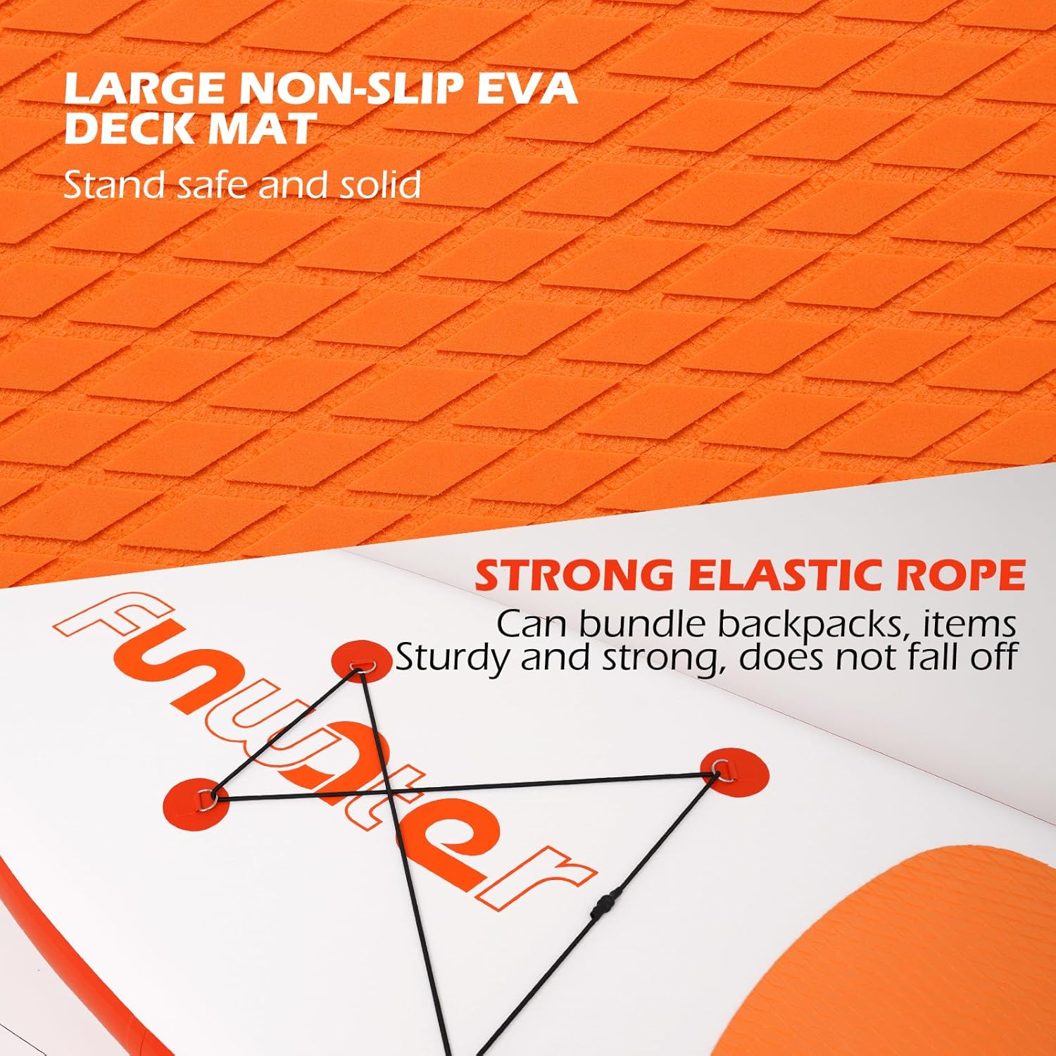 FunWater Inflatable Ultra-Light Stand Up Paddle Board for All Skill Levels with Premium SUP Paddleboard Accessories