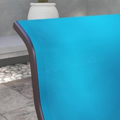 Outsunny Outdoor Glider Chair, Gliders for Outside Patio with Smooth Rocking Mechanism and Lightweight Construction for Backyard, Blue