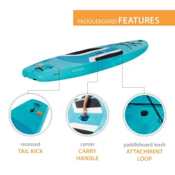 Lifetime Fathom 10 Stand-Up Paddle Board, Bahama Fusion