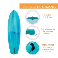 Lifetime Fathom 10 Stand-Up Paddle Board, Bahama Fusion
