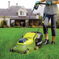 Sun Joe MJ24C-14-XR 24-Volt IONMAX Cordless Brushless Lawn Mower Kit | 14-inch | W/ 5.0-Ah Battery + Charger