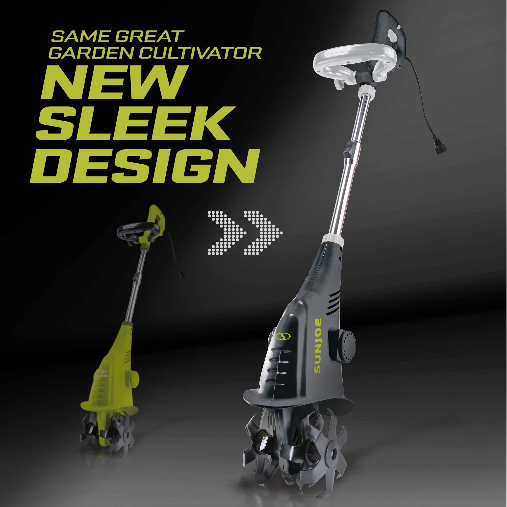 Sun Joe TJ599E Electric Garden Cultivator | 6.3-inch | 2.5-Amp | Adjustable Shaft