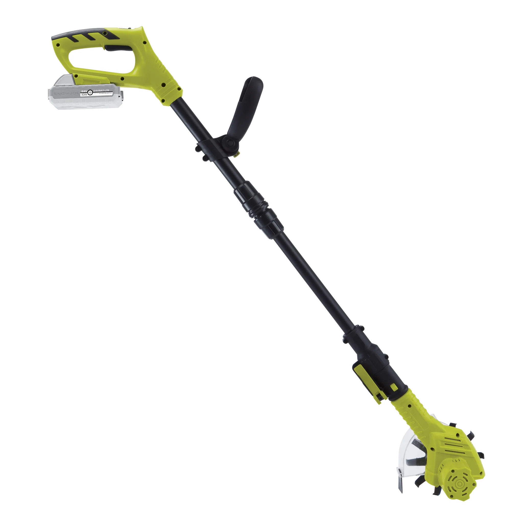 Sun Joe TJW24C 24-Volt* Cordless Telescoping Weeder + Cultivator Kit | W/ 2.0-Ah Battery + Charger