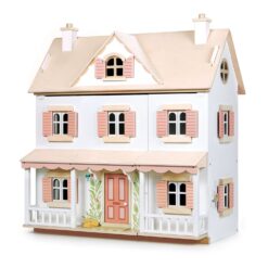 Tender Leaf Toys - Humming Bird House - 3 Story Large Wooden Colonial Style Doll House