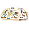 Tender Leaf Toys Mountain View Train Set, 57.09-inch Length, Recyclable Wood, Children, Indoor, Playsets