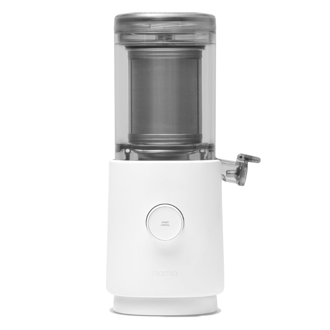 Nama M1 Plant Milk Maker – Homemade Oat, Seed, & Nut Milk Maker Machine – Blends & Strains in One Container – White