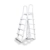 Poolzilla Pool Step Ladder for Above Ground Pools - A-Frame Flip Up Ladder w/Non Skid Platform - for 48’’ to 54’’ in. Above Ground Pools