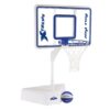 Dunn-Rite Splash & Shoot Outdoor Adjustable Height Swimming Pool Basketball Hoop (Clear Xtreme Blue)