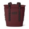 YETI Hopper M12 Series Backpack Soft Sided Coolers with MagShield Access, Wild Vine Red