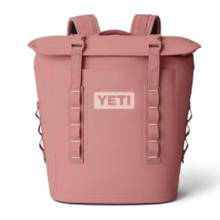 YETI Hopper M12 Series Backpack Soft Sided Coolers with MagShield Access, Sandstone Pink