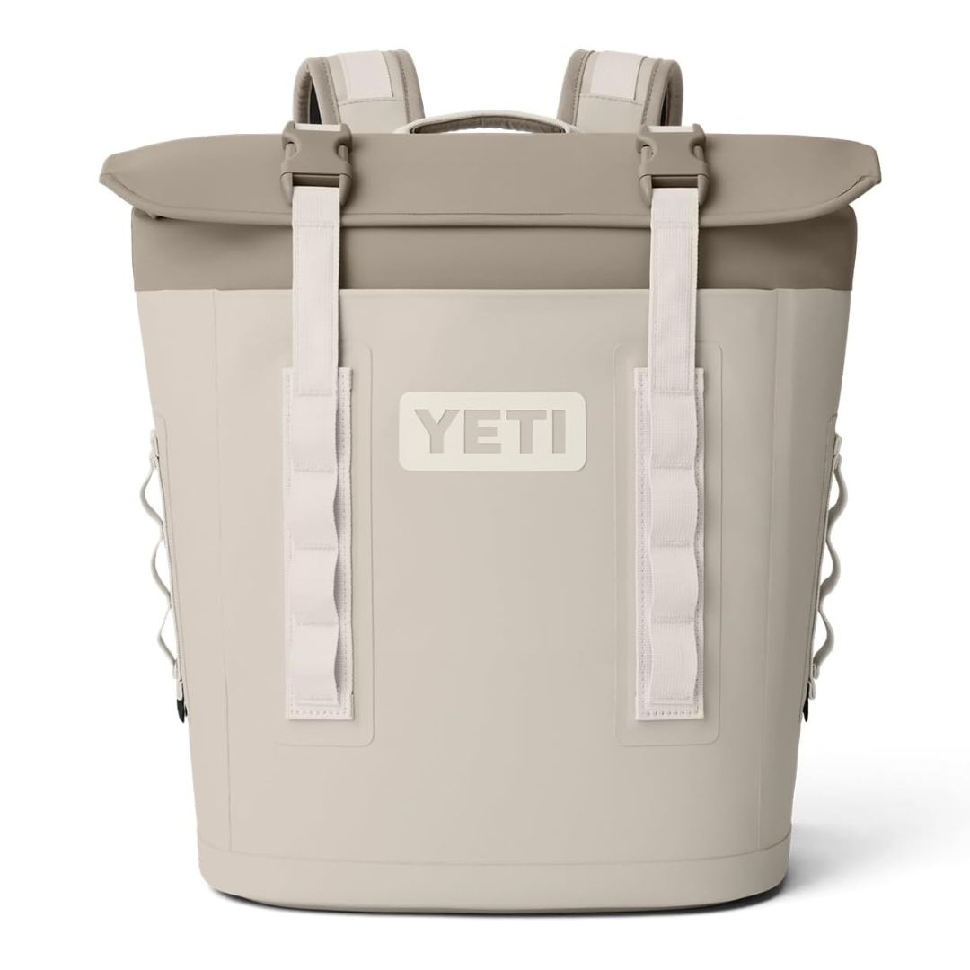 YETI Hopper M12 Series Backpack Soft Sided Coolers with MagShield Access, Cape Taupe