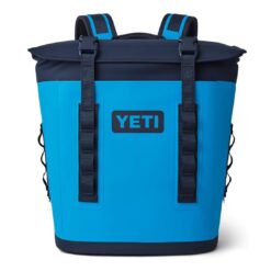 YETI Hopper M12 Series Backpack Soft Sided Coolers with MagShield Access, Big Wave Blue