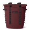 YETI Hopper M20 Series Backpack Soft Sided Coolers with MagShield Access, Wild Vine Red
