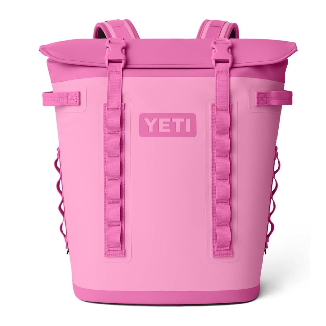 YETI Hopper M20 Series Backpack Soft Sided Coolers with MagShield Access, Power Pink