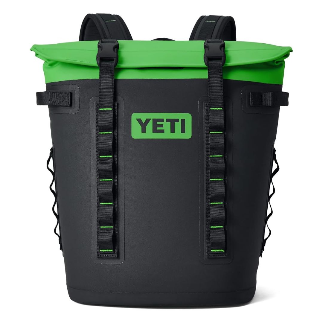 YETI Hopper M20 Series Backpack Soft Sided Coolers with MagShield Access, Canopy Green