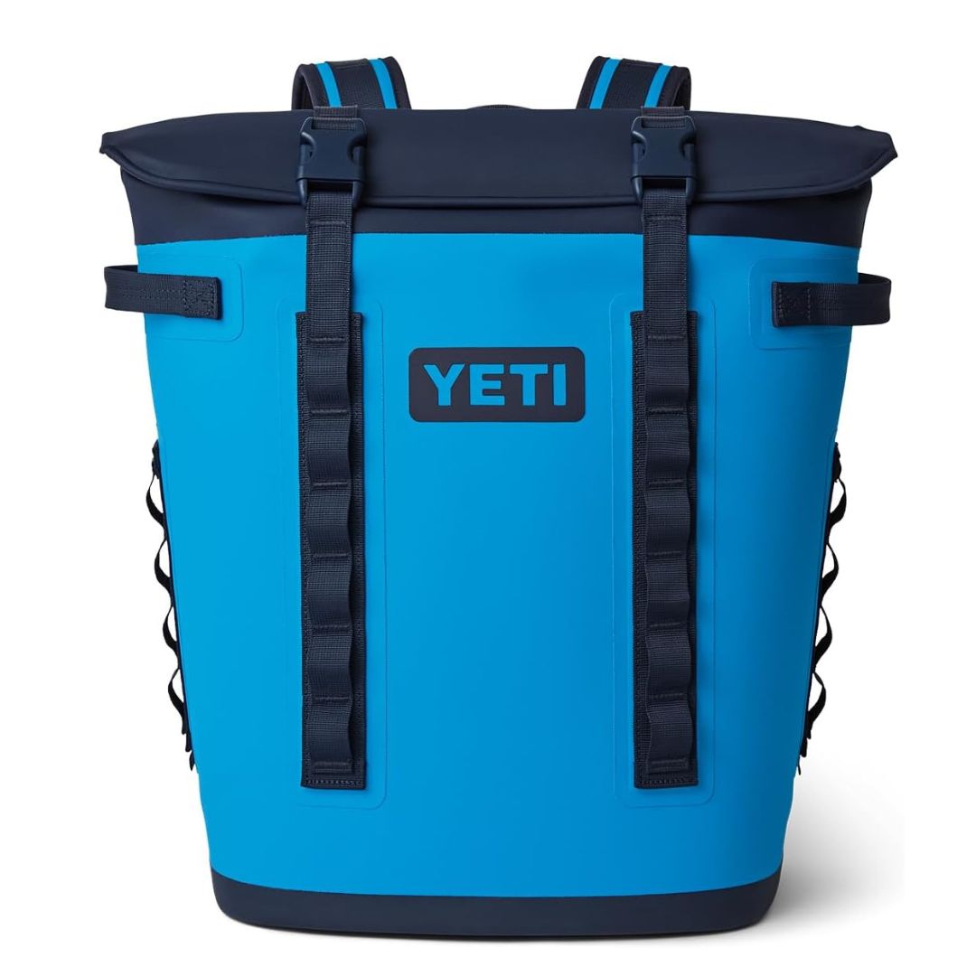 YETI Hopper M20 Series Backpack Soft Sided Coolers with MagShield Access, Big Wave Blue