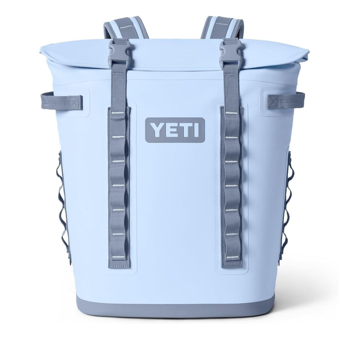 YETI Hopper M20 Series Backpack Soft Sided Coolers with MagShield Access, Big Sky Blue