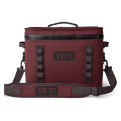 YETI Hopper Flip 18 Portable Soft Cooler, Wild Vine Red