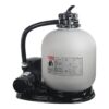 XtremepowerUS 19" Sand Filter 1.5HP Pump 4500 GPH Swimming Pumps System & Filters Combo Set Multi-Port Valve, for Domestic and Commercial Pools