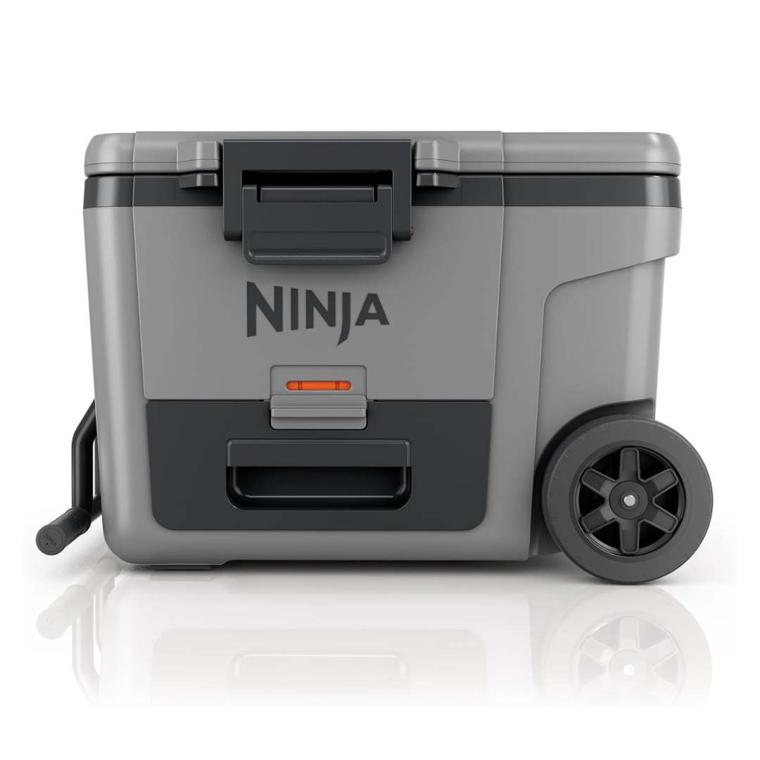 Ninja FrostVault 45 qt Wheeled Cooler, Light Grey
