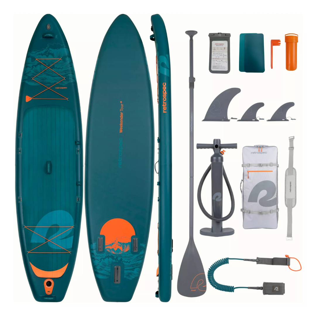 Retrospec Weekender Tour Inflatable Stand Up Paddle Board 11'6''