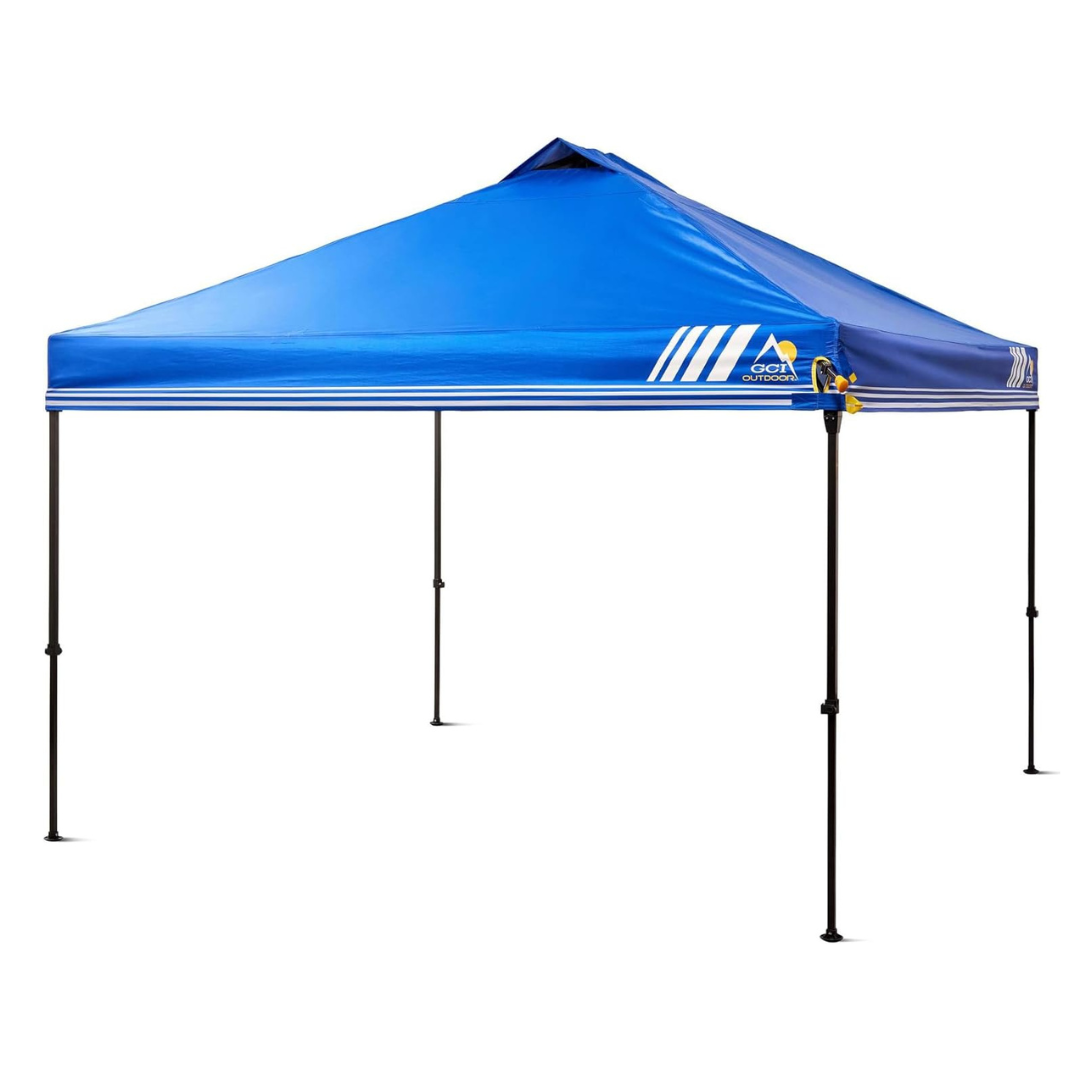 GCI Outdoor LevrUp Pop Up Canopy Tent, 10x10, Royal Blue