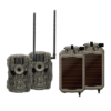 Stealth Cam Fusion 36 MP Infrared Trail Camera and Solar Panel 2-Pack