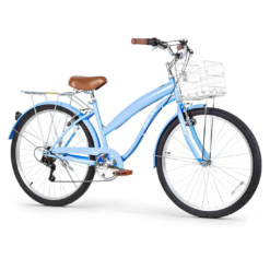 WEIZE Beach Cruiser Bike, 26 inch Commuter Bicycle, Blue