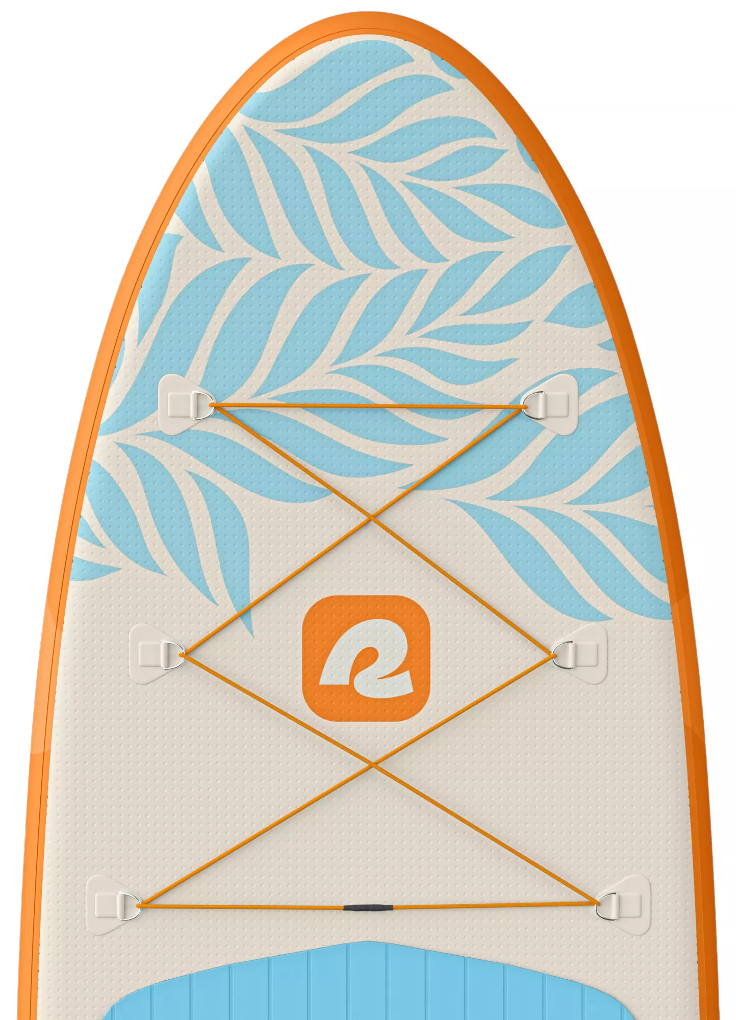 Retrospec Weekender Inflatable Stand Up Paddle Board Includes Paddle, Pump, and Accessories 10’6” Lightweight iSUP, Creamsicle