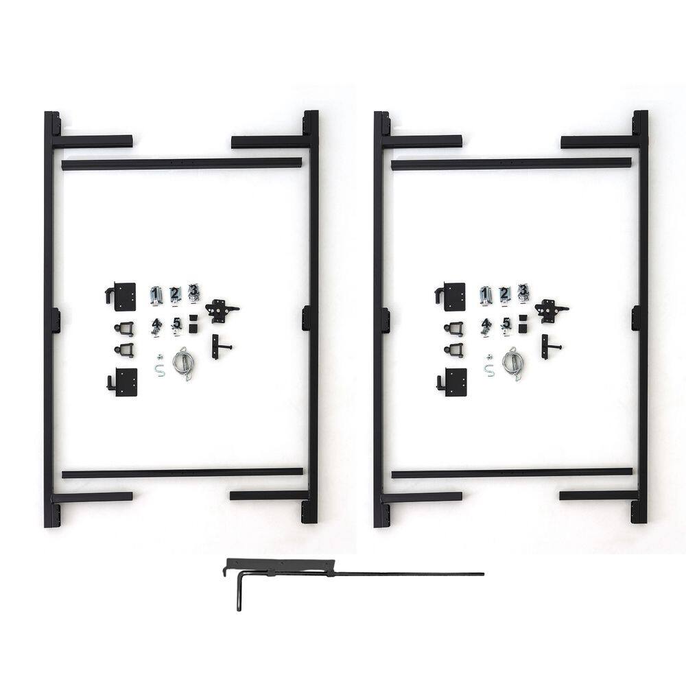 Adjust-a-Gate 72-119 in. W x 60 in. H Steel Gate Frame Kit, Original Double Drive Gate Full Frame Gate Kit