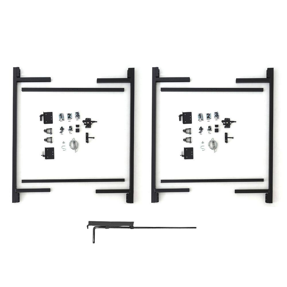 Adjust-a-Gate 72-119 in. W x 47 in. H Steel Gate Frame Kit, Original Double Drive Gate Full Frame Gate Kit