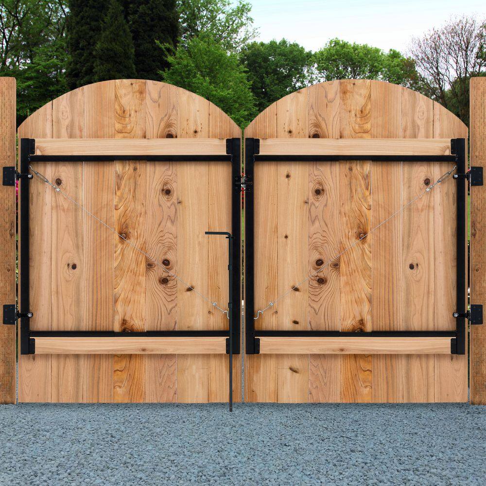 Adjust-a-Gate 72-119 in. W x 47 in. H Steel Gate Frame Kit, Original Double Drive Gate Full Frame Gate Kit