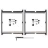 Adjust-a-Gate 96-191 in. W x 60 in. H Steel Gate Frame Kit, Original Double Drive Gate Full Frame Gate Kit