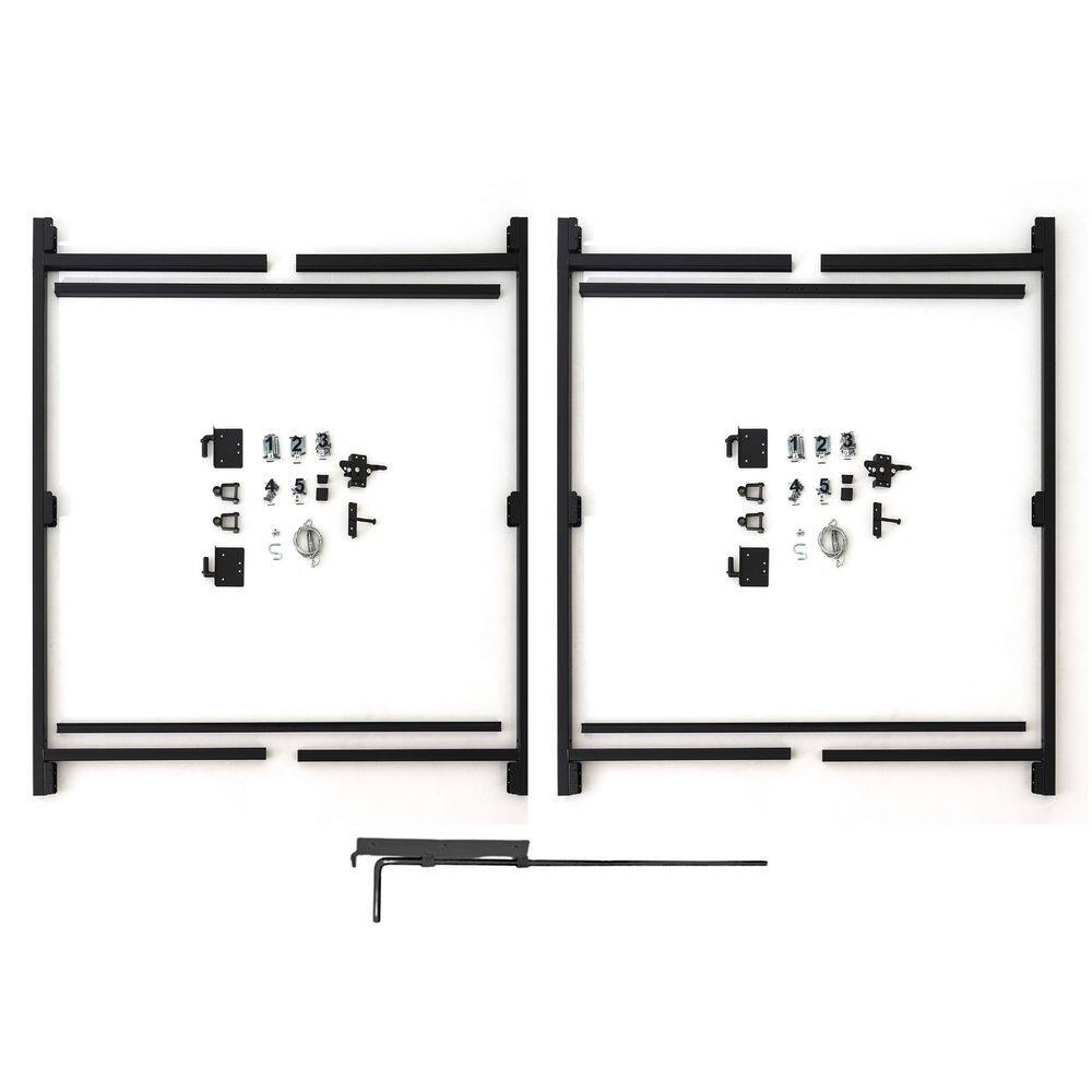 Adjust-a-Gate 96-191 in. W x 60 in. H Steel Gate Frame Kit, Original Double Drive Gate Full Frame Gate Kit