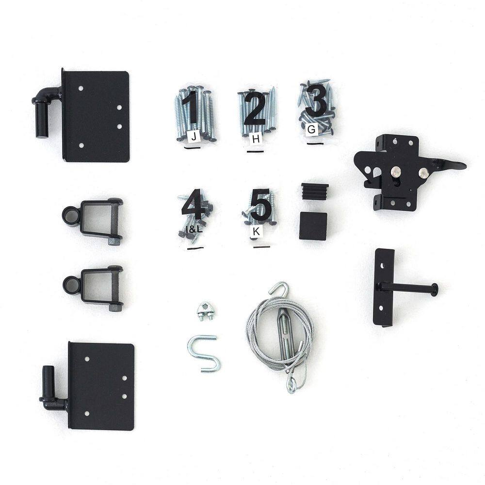 Adjust-a-Gate 96-191 in. W x 60 in. H Steel Gate Frame Kit, Original Double Drive Gate Full Frame Gate Kit