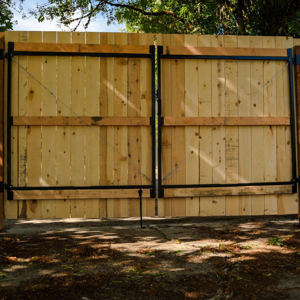 Adjust-a-Gate 96-191 in. W x 60 in. H Steel Gate Frame Kit, Original Double Drive Gate Full Frame Gate Kit