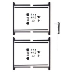 Adjust-a-Gate 96-191 in. W x 47 in. H Steel Gate Frame Kit, Original Double Drive Gate Full Frame Gate Kit