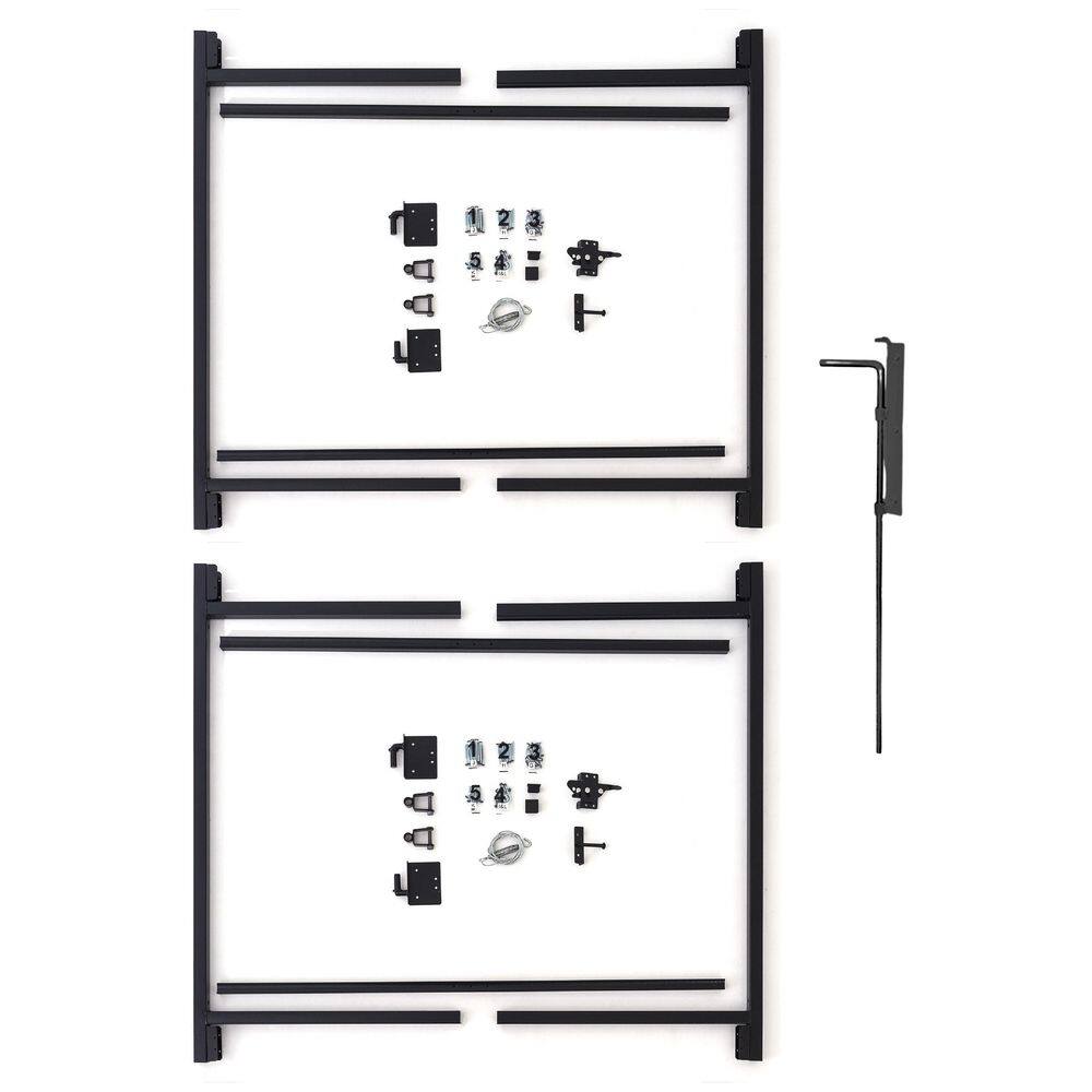 Adjust-a-Gate 96-191 in. W x 47 in. H Steel Gate Frame Kit, Original Double Drive Gate Full Frame Gate Kit