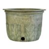 MPG 22 in. Round Cast Stone Fiberglass Hose Pot and Planter in Specil Aged Granite Finish