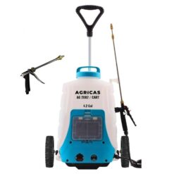 AGRICAS AG2002 CART PRO 12V Battery-Powered 4.2 Gal. Cordless Backpack and Cart Sprayer (1 Pack)