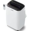 AIRO COMFORT 12,000 BTU Portable Air Conditioner Cools 550 Sq. Ft. with Dehumidifier and LCD Remote in White