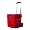 YETI Roadie 48 Wheeled Cooler, Rescue Red