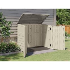 Suncast 2 ft. 8 in. x 4 ft. 5 in. x 3 ft. 9.5 in. Resin Horizontal Storage Shed